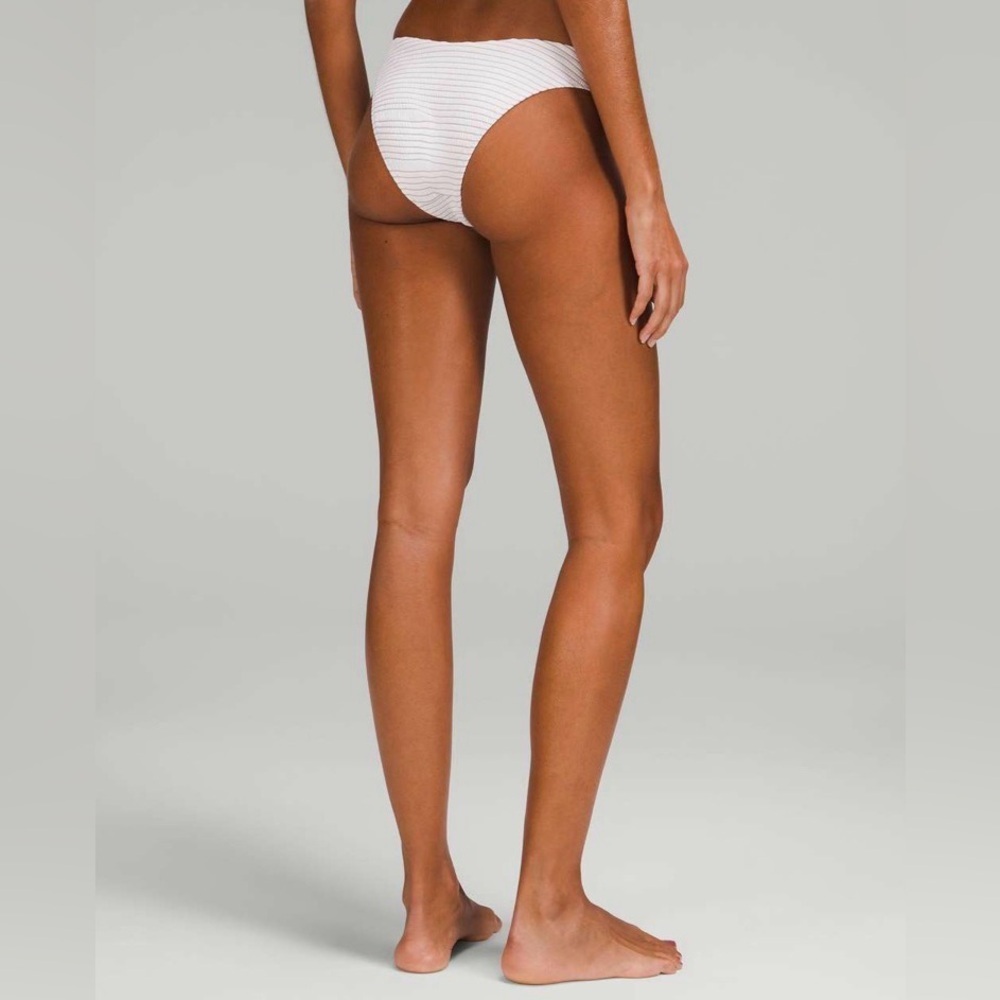 Lululemon Smocked Mid-Rise Skimpy-Fit Swim Bottom